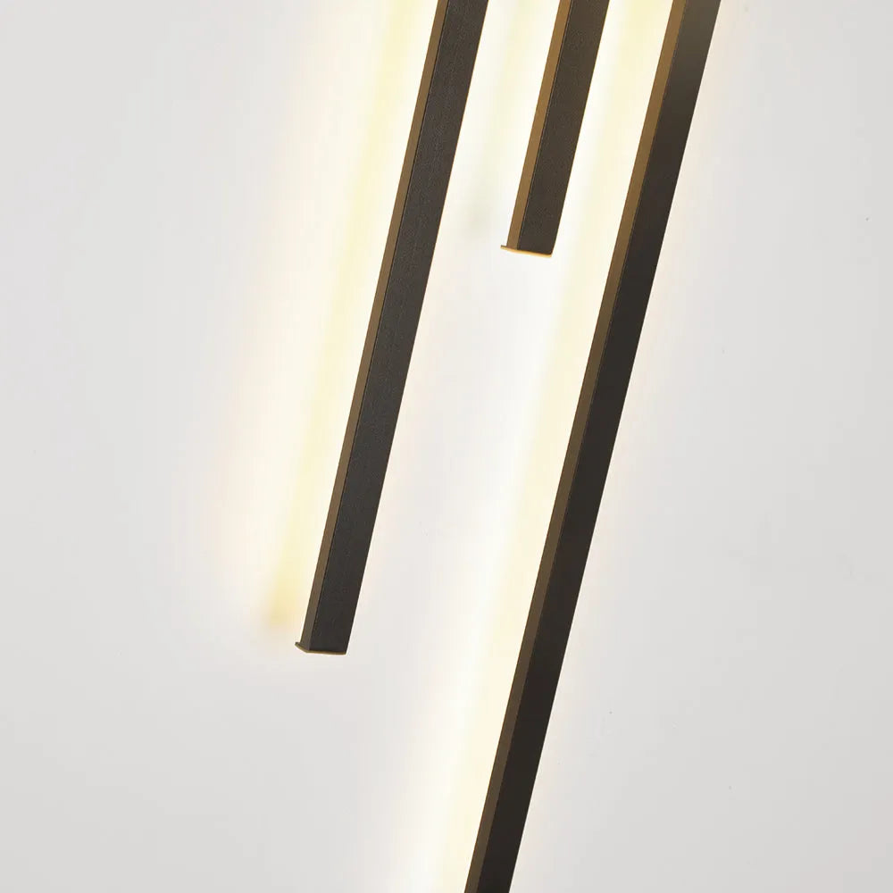 Saela Modern Linear 2 Colour Metal Wall Lamp - Neutralighting