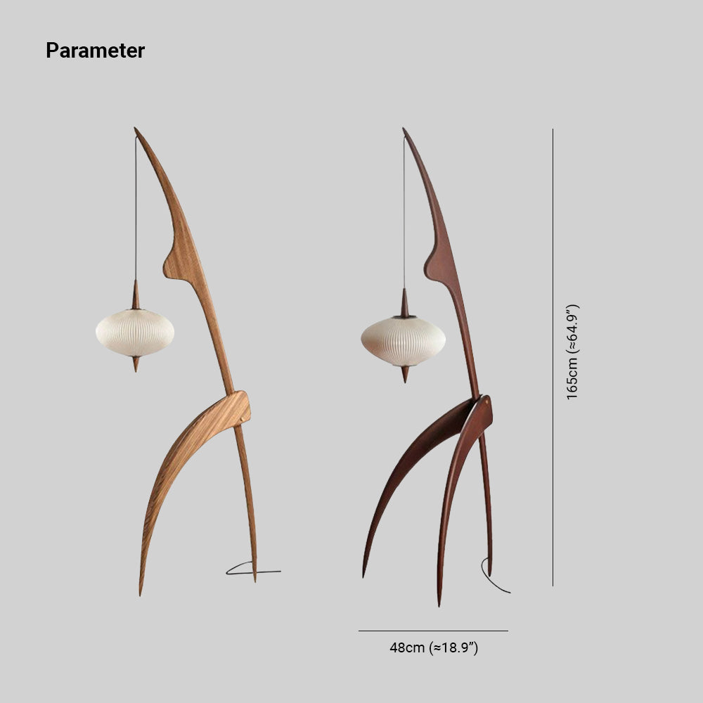Sorrelley Fabric Floor Lamp-Moonnatur