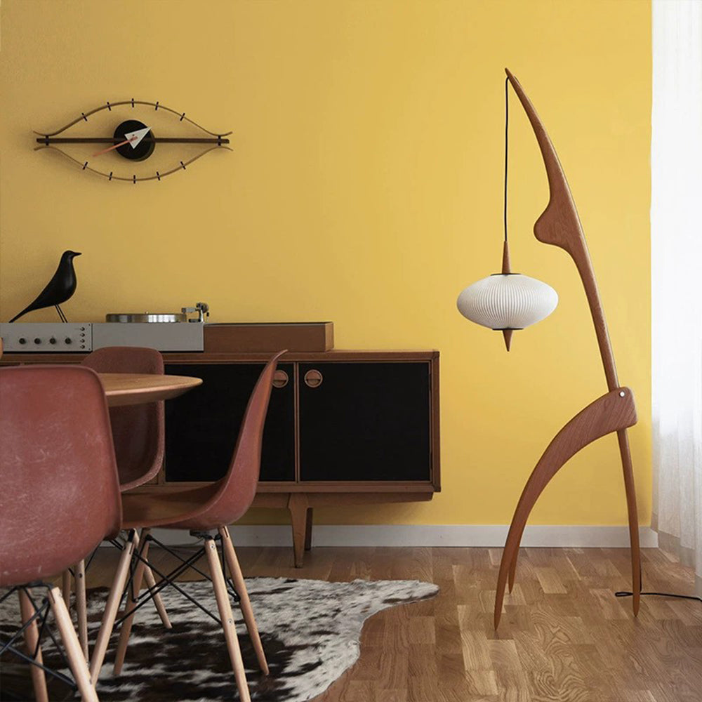 Sorrelley Fabric Floor Lamp-Moonnatur