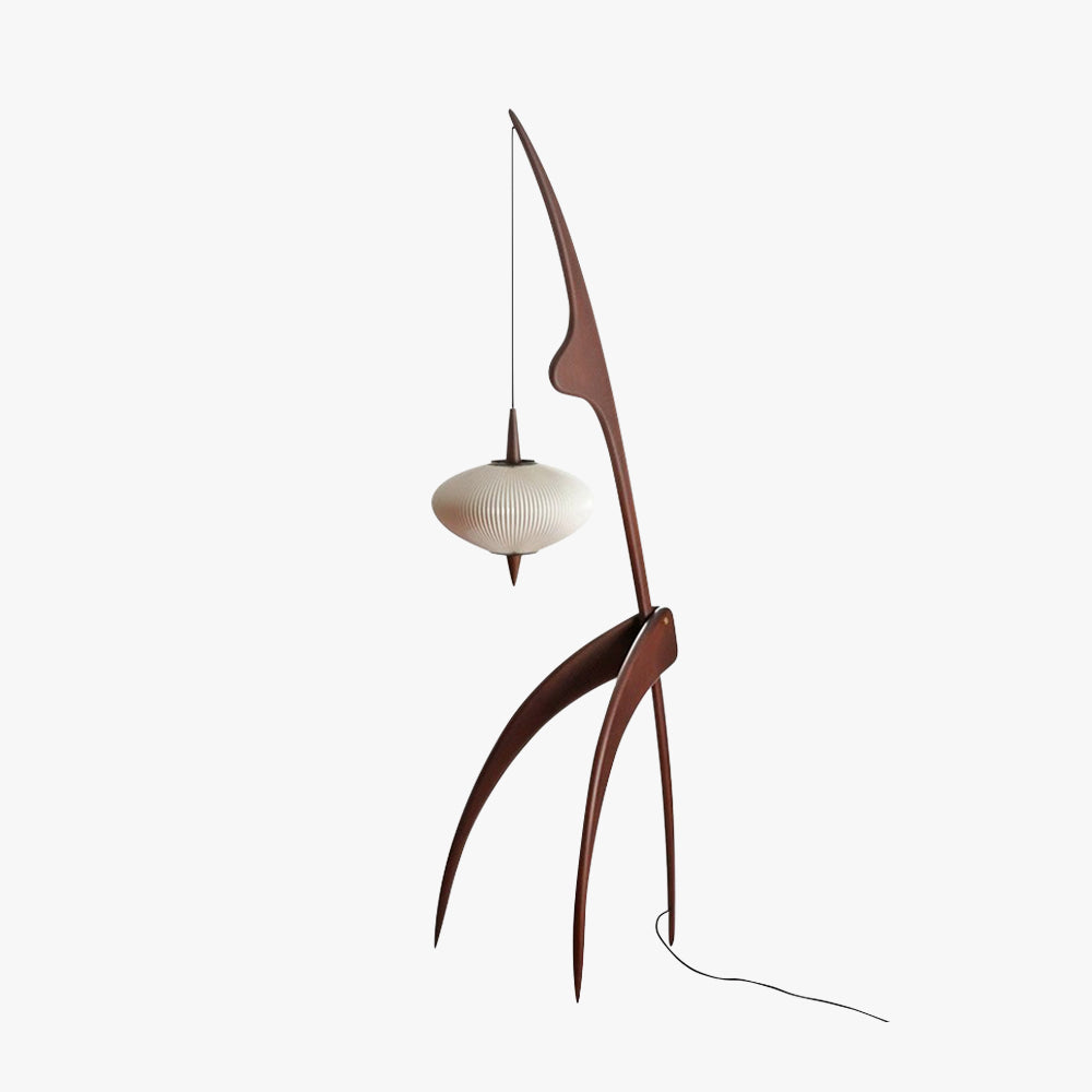 Sorrelley Fabric Floor Lamp-Moonnatur
