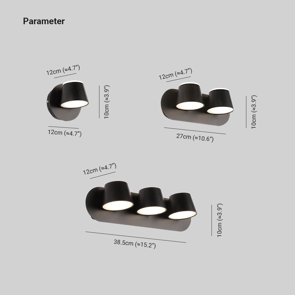 Altoneth Acrylic Wall Light-Moonnatur