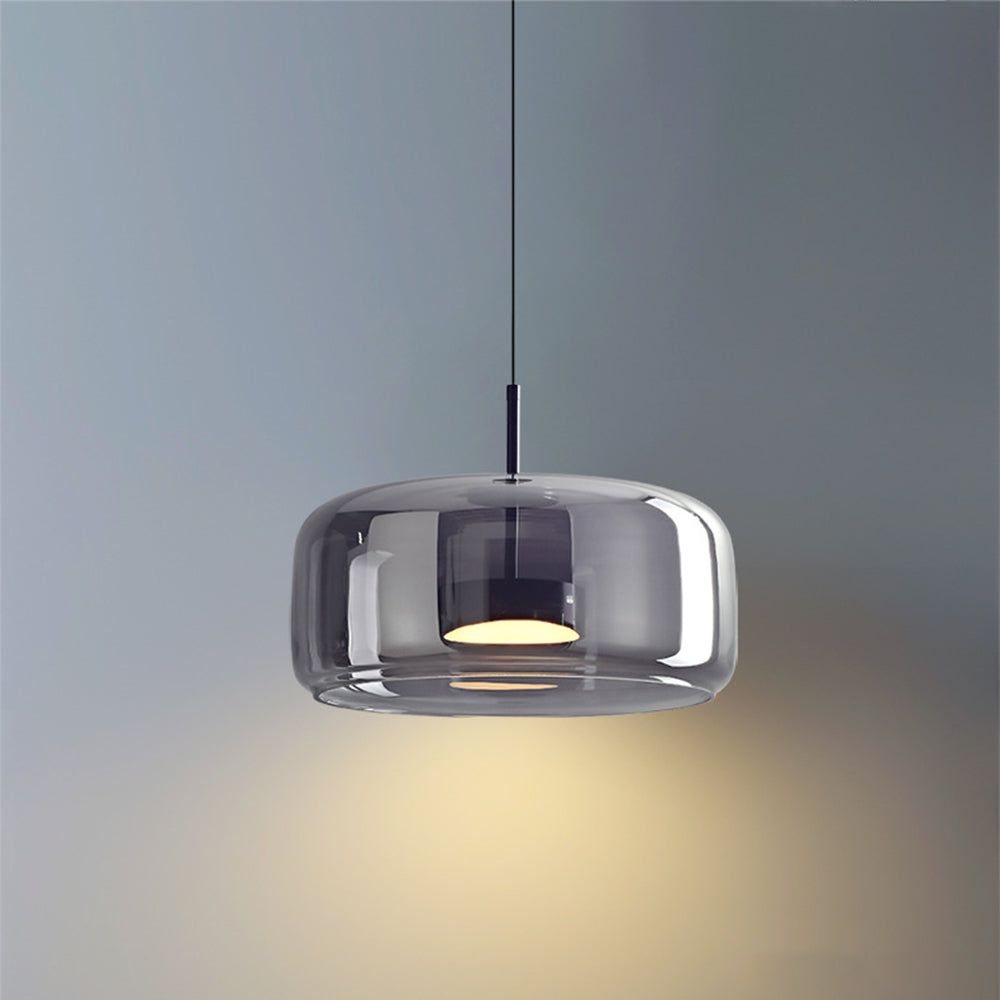 June Morden Glass Pendant Light Clear/Smoky/Amber - Neutralighting