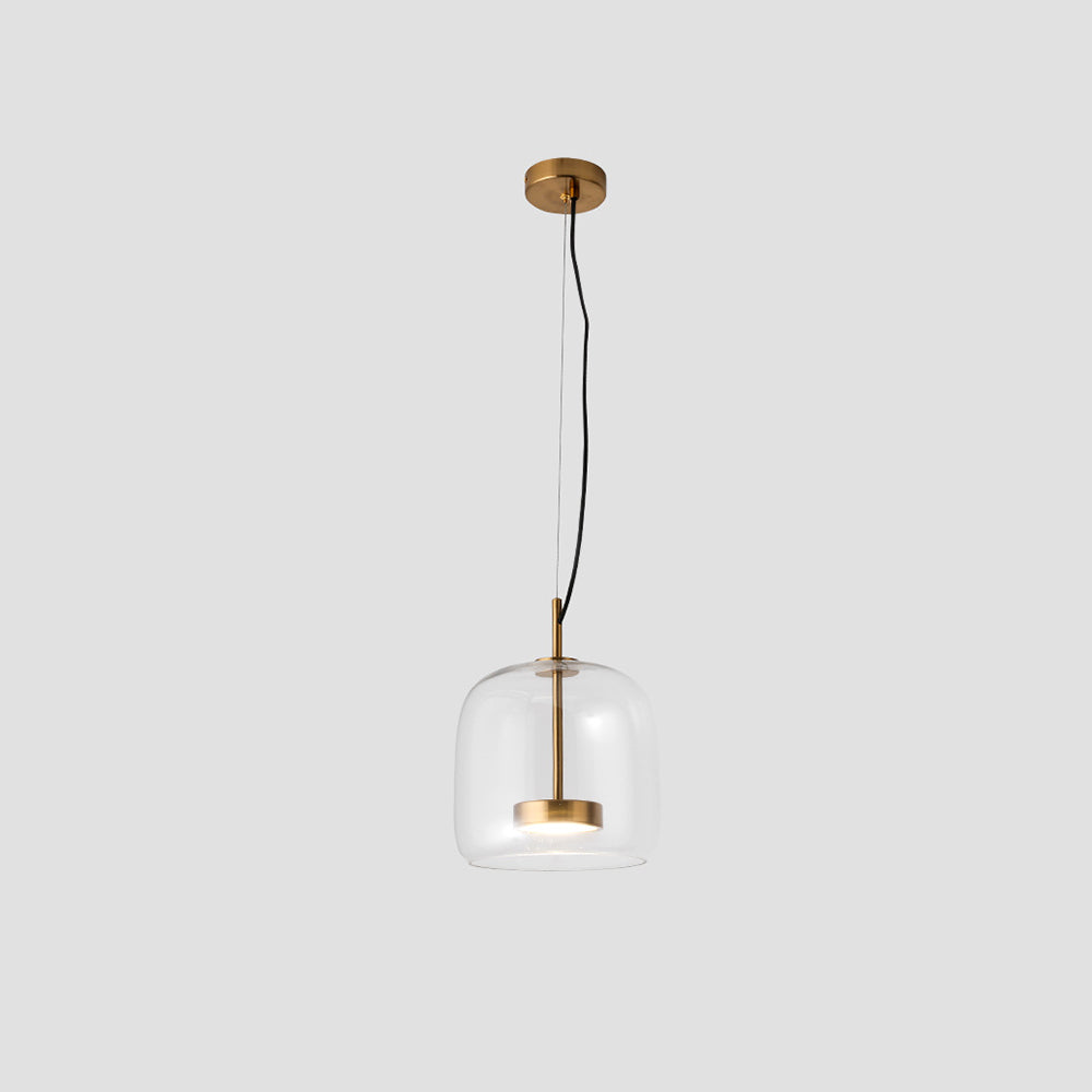 June Morden Glass Pendant Light Clear/Smoky/Amber - Neutralighting