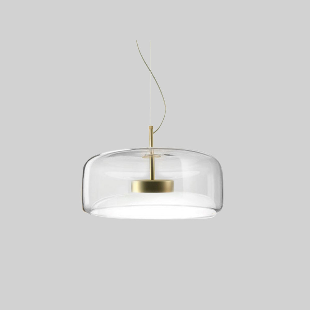June Morden Glass Pendant Light Clear/Smoky/Amber - Neutralighting
