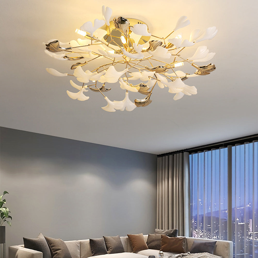 Casterenelle Ceramic Ceiling Light-Moonnatur