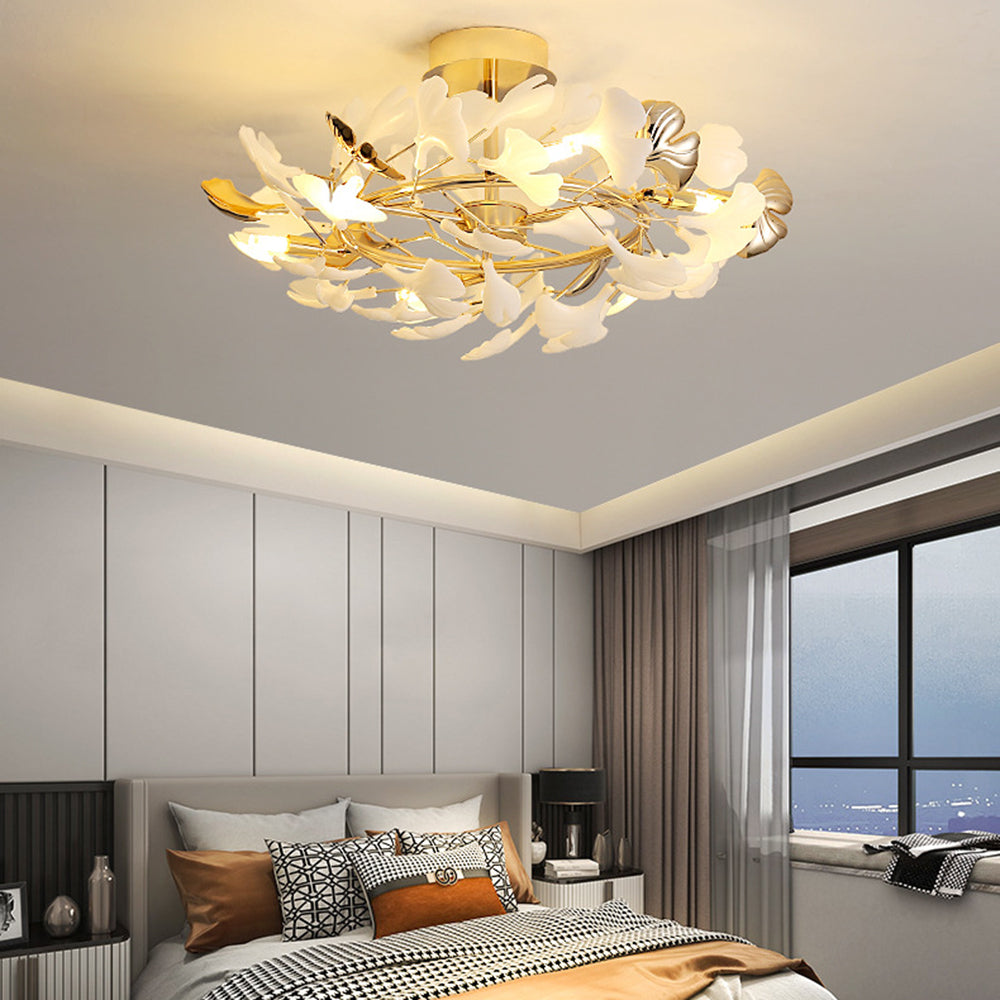 Casterenelle Ceramic Ceiling Light-Moonnatur