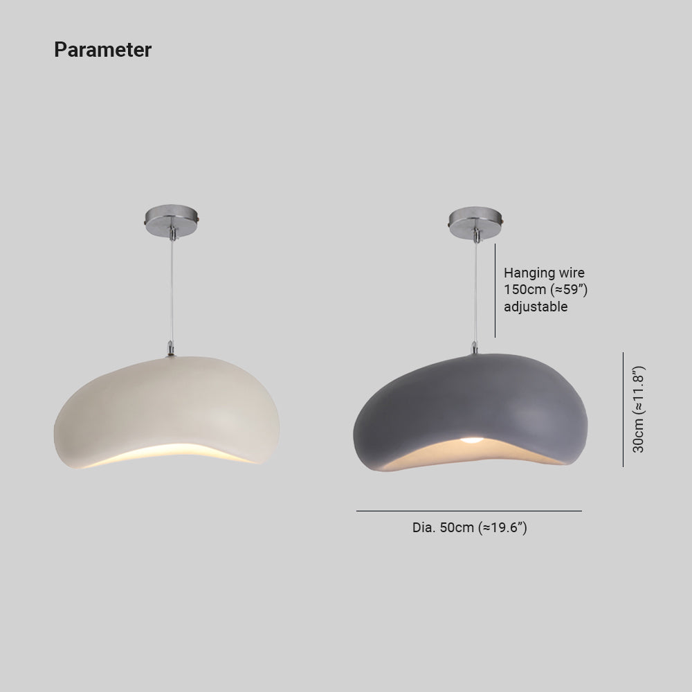 Hatherrose Resin Pendant Light-Moonnatur