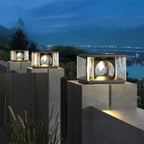 Meldenenis Glass Pillar Light-Moonnatur