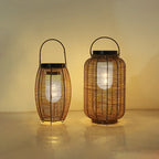Mardenenelle Imitation Rattan Floor Lamp-Moonnatur