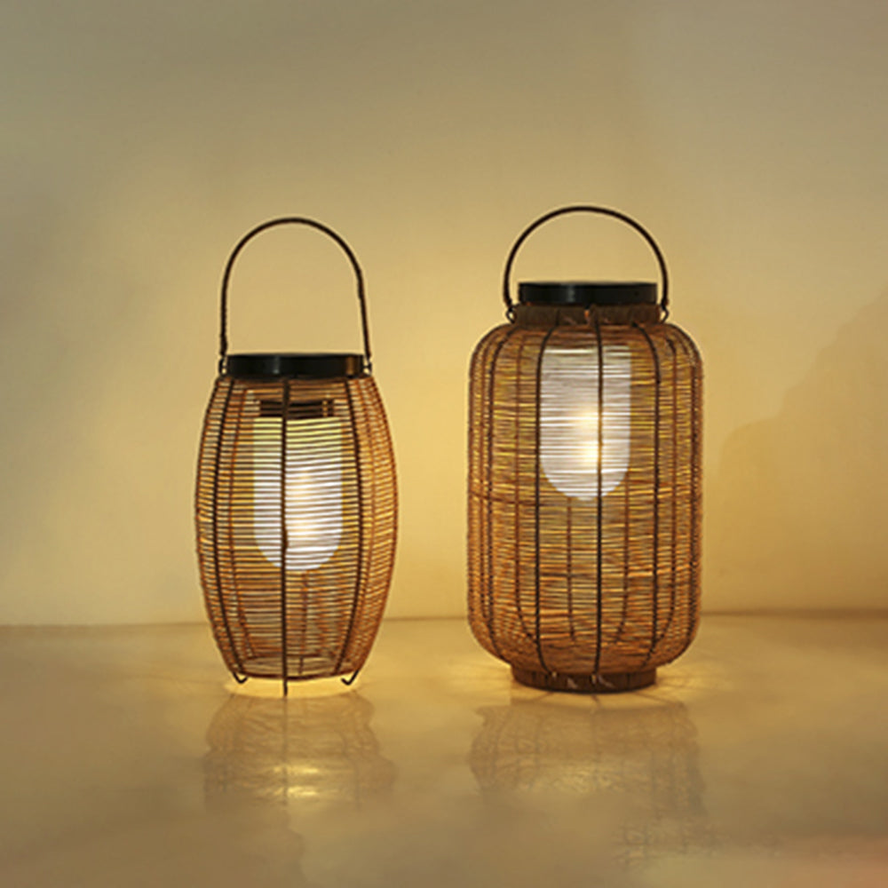 Mardenenelle Imitation Rattan Floor Lamp-Moonnatur
