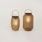 Mardenenelle Imitation Rattan Floor Lamp-Moonnatur