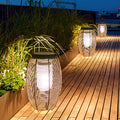 Mardenenelle Imitation Rattan Floor Lamp-Moonnatur