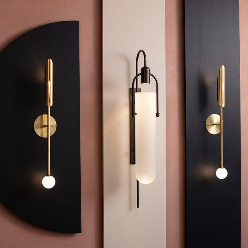Korrera Glass Wall Light-Moonnatur