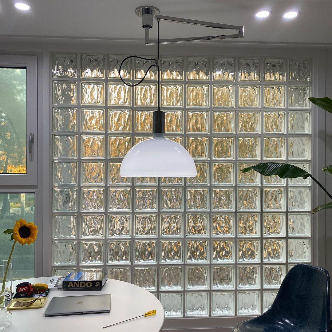 Vollara Glass Pendant Light-Moonnatur
