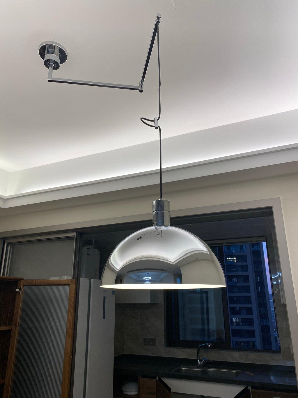 Vollara Glass Pendant Light-Moonnatur