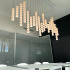 Meralis Glass Pendant Lamp-Moonnatur