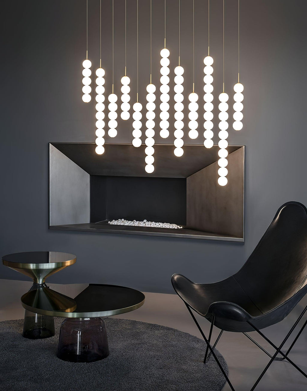 Meralis Glass Pendant Lamp-Moonnatur