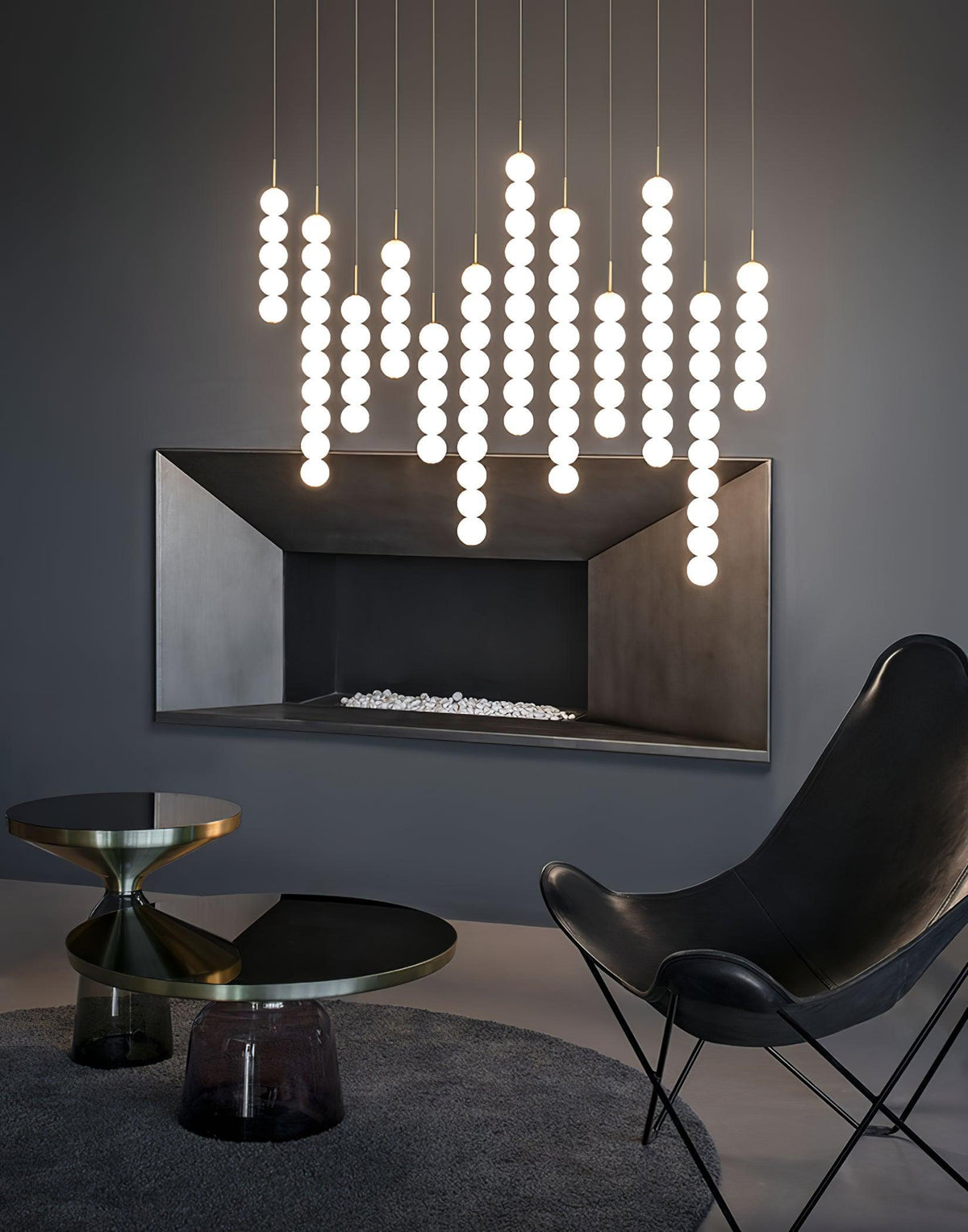 Meralis Glass Pendant Lamp-Moonnatur