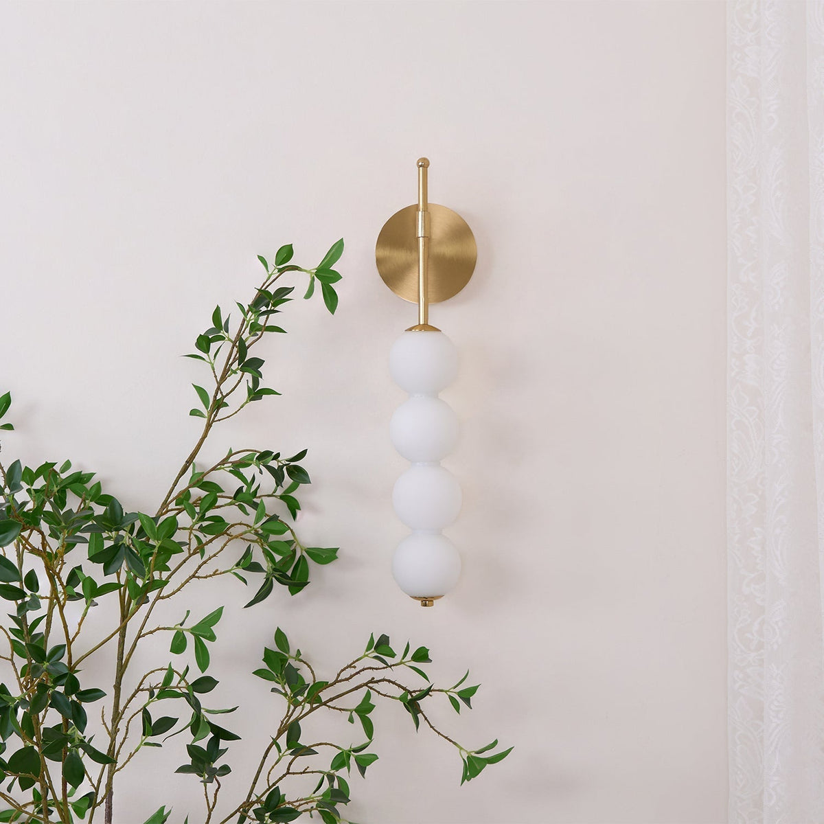 Wyreneth Glass Wall Light-Moonnatur