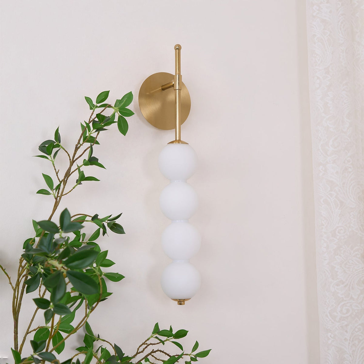 Wyreneth Glass Wall Light-Moonnatur
