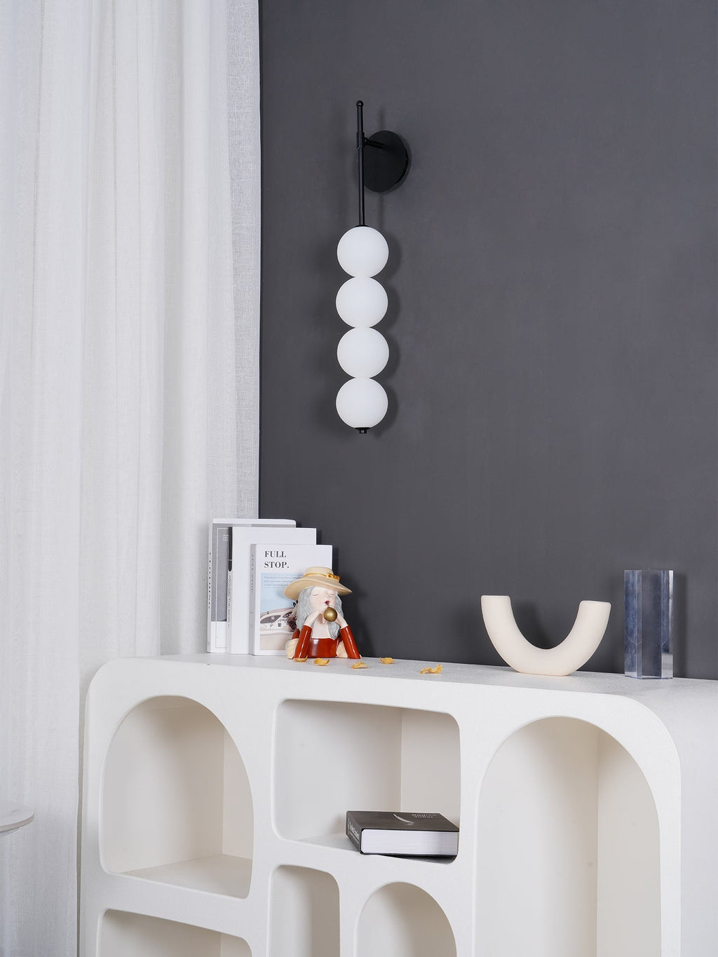 Wyreneth Glass Wall Light-Moonnatur