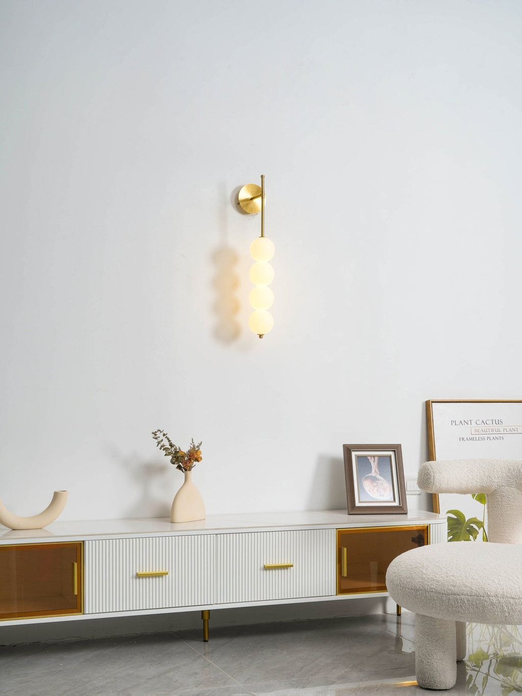 Wyreneth Glass Wall Light-Moonnatur