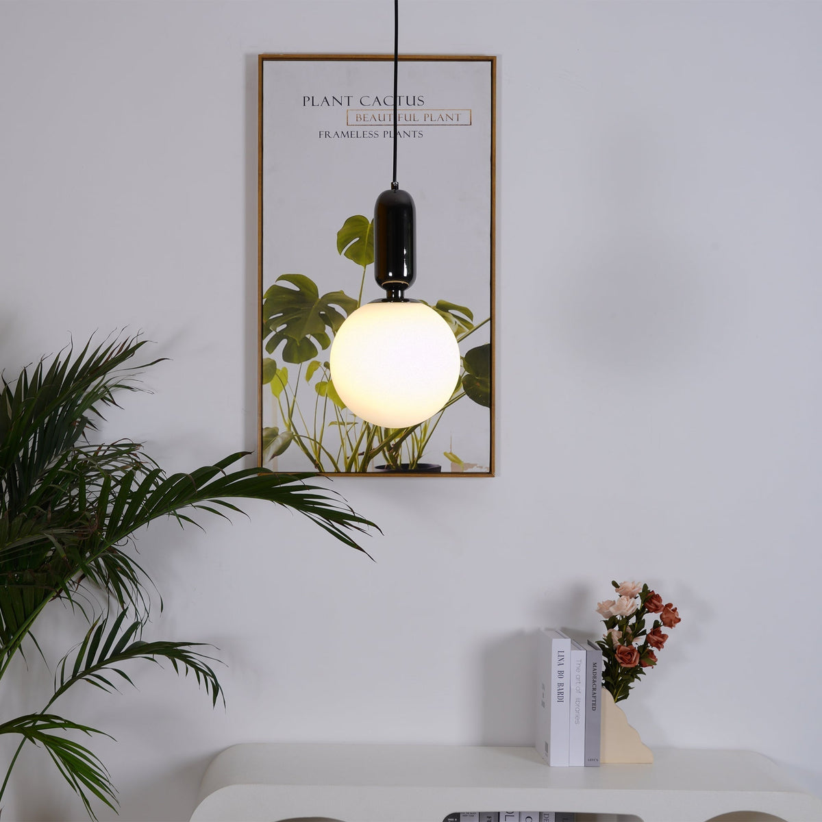 Brackina Glass Pendant Light-Moonnatur