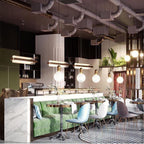Brackina Glass Pendant Light-Moonnatur
