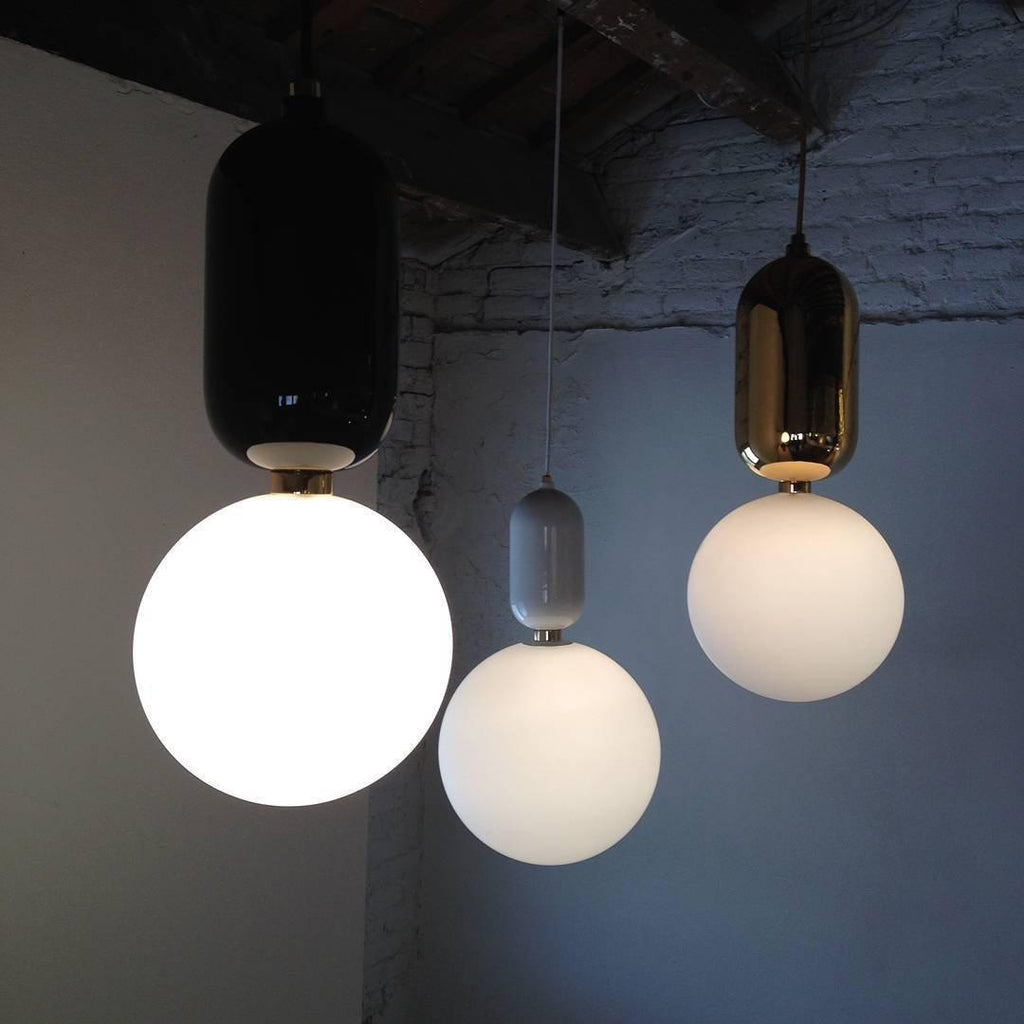 Brackina Glass Pendant Light-Moonnatur