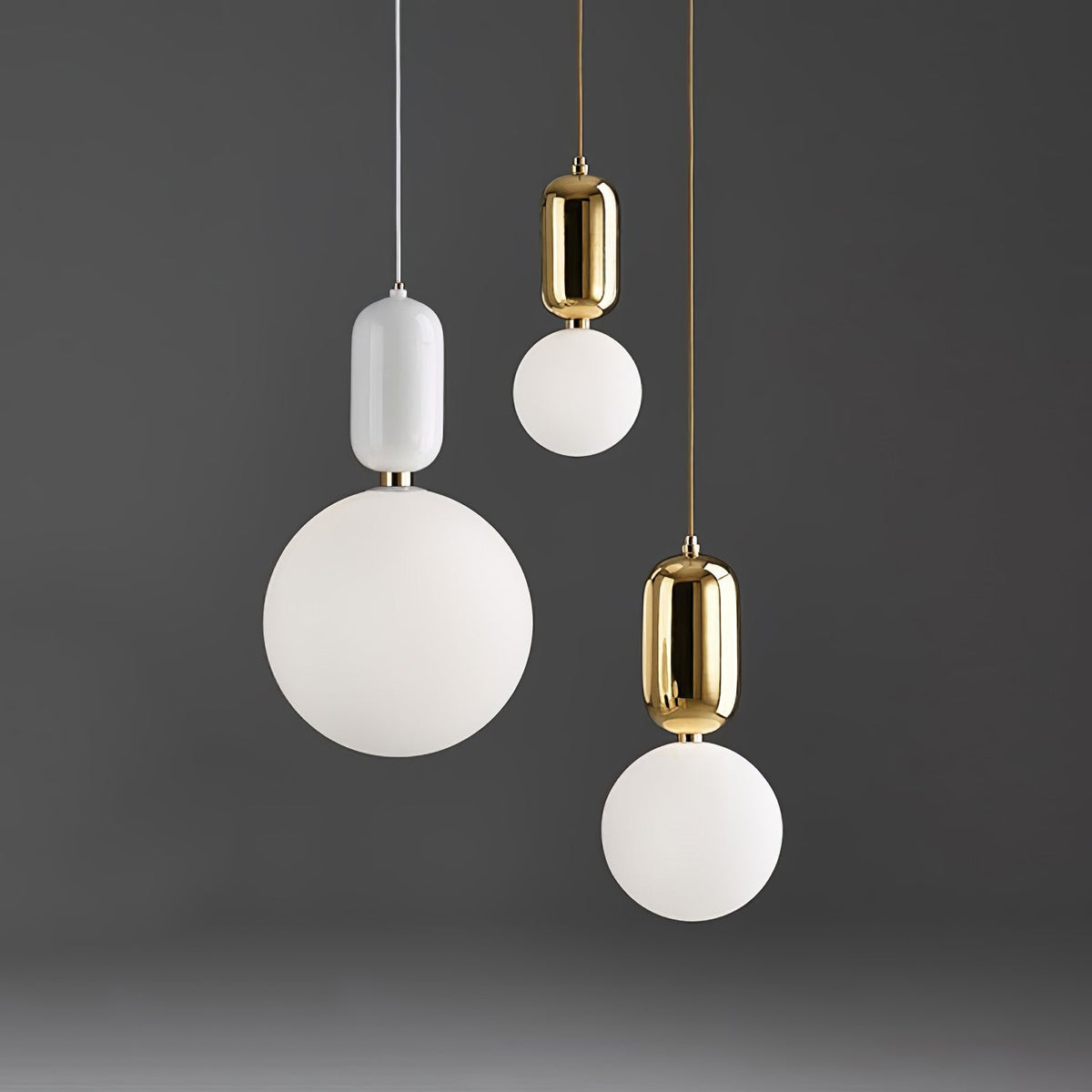 Brackina Glass Pendant Light-Moonnatur