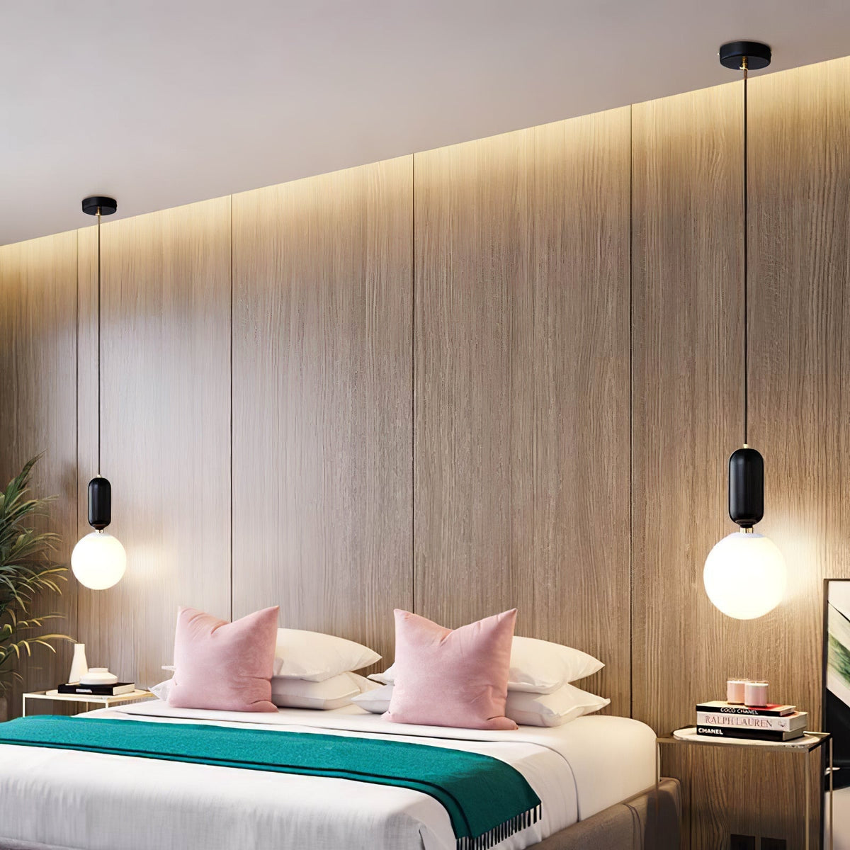 Brackina Glass Pendant Light-Moonnatur