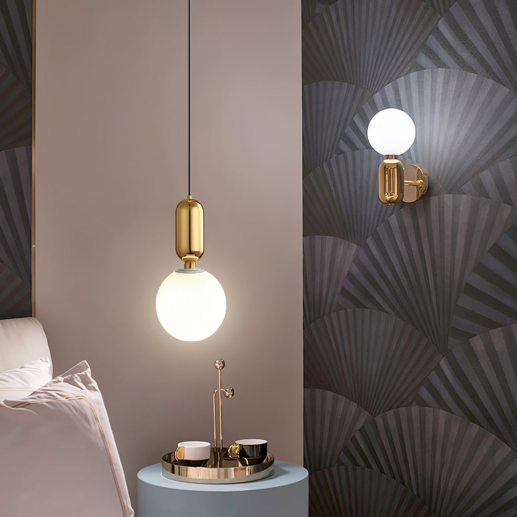 Brackina Glass Pendant Light-Moonnatur