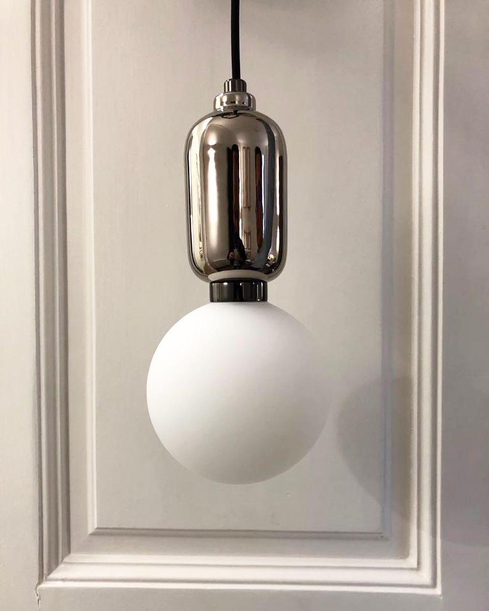 Brackina Glass Pendant Light-Moonnatur