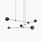 Davenia Steel Chandelier-Moonnatur