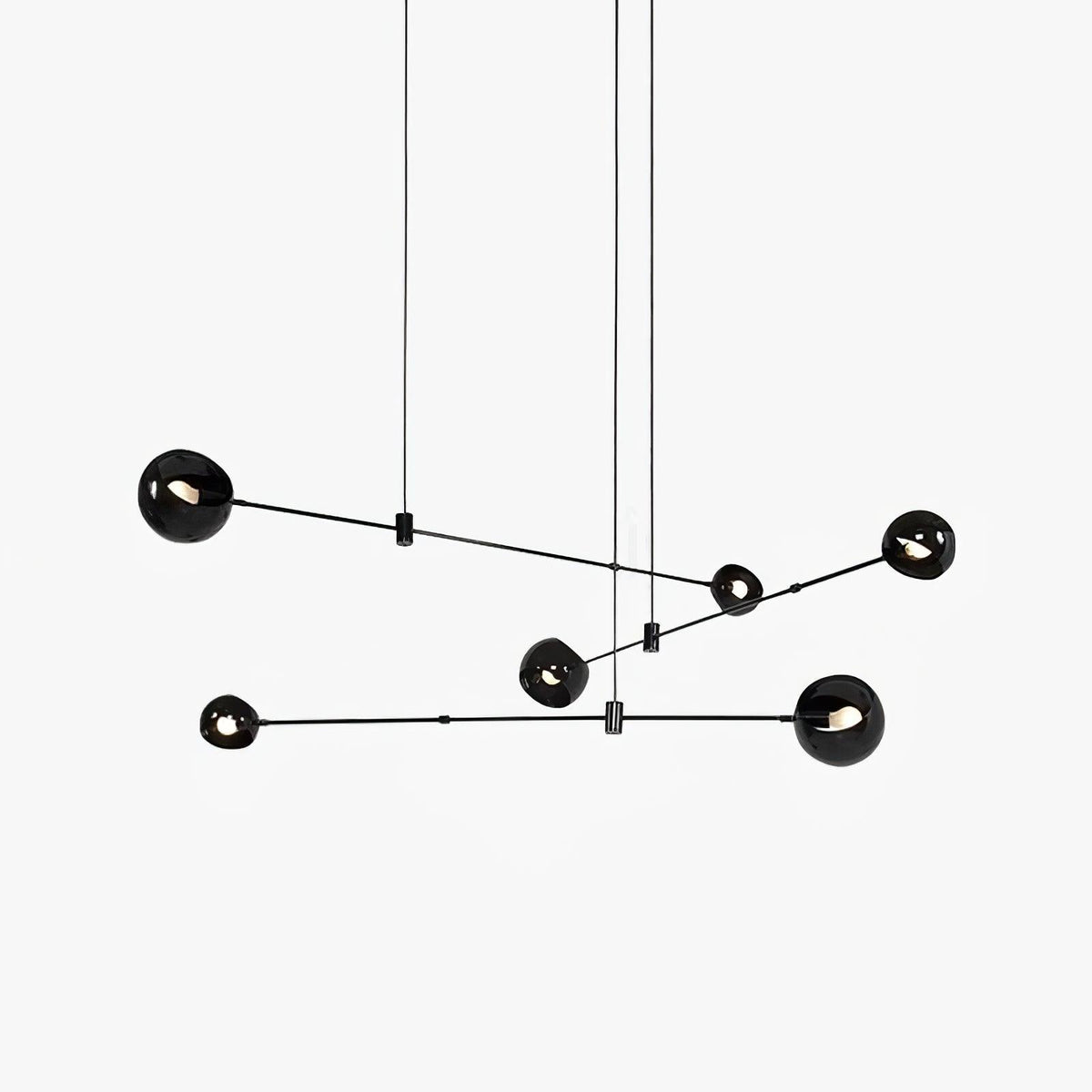 Davenia Steel Chandelier-Moonnatur