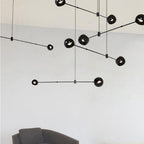 Davenia Steel Chandelier-Moonnatur