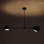 Davenia Steel Chandelier-Moonnatur