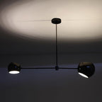 Davenia Steel Chandelier-Moonnatur