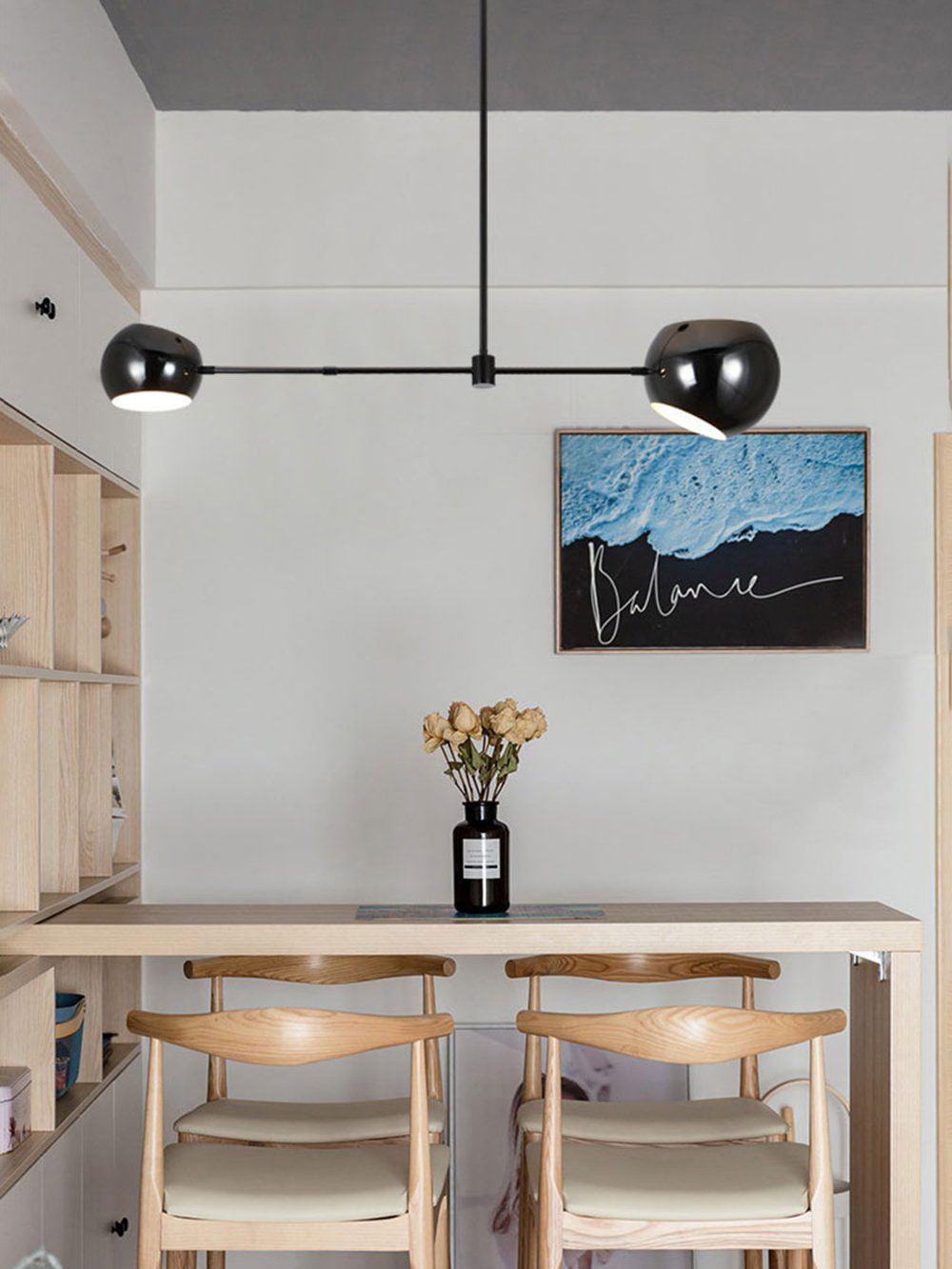 Davenia Steel Chandelier-Moonnatur