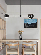 Davenia Steel Chandelier-Moonnatur