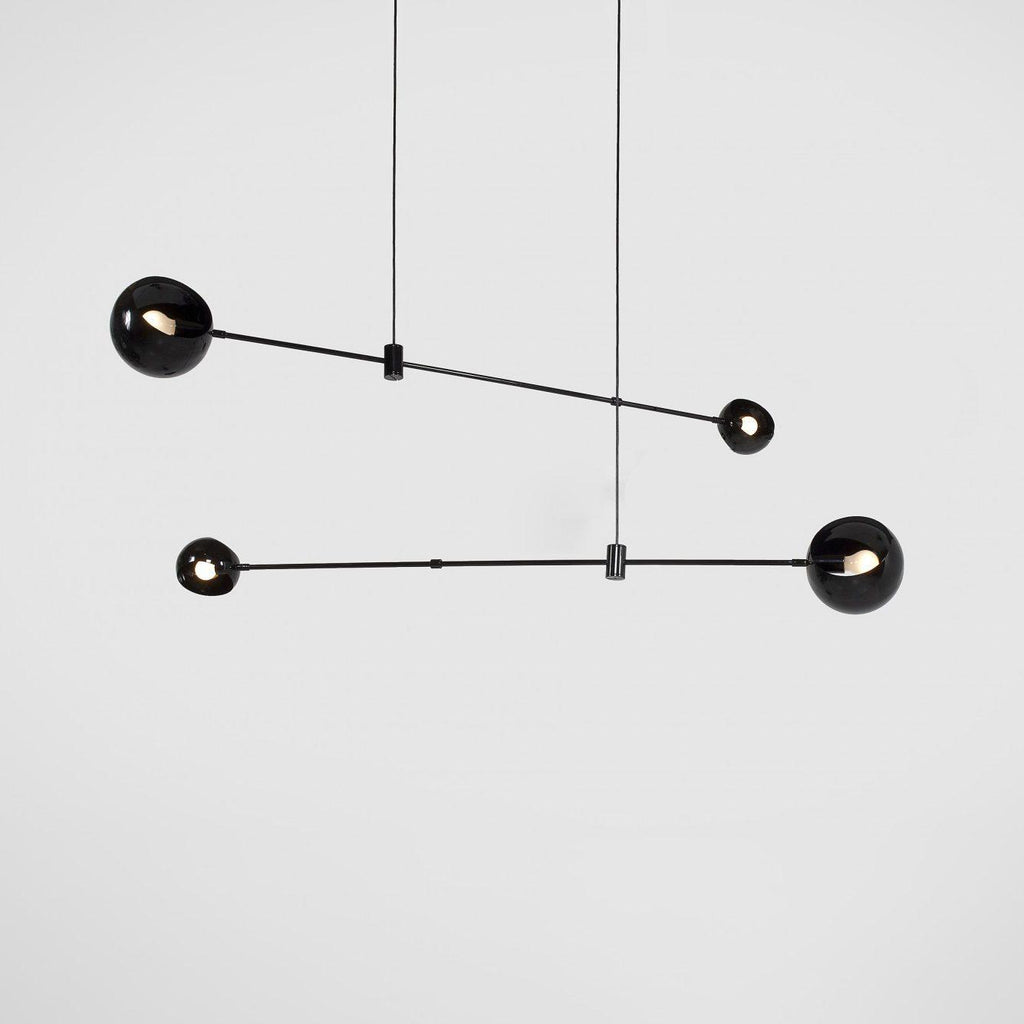 Davenia Steel Chandelier-Moonnatur