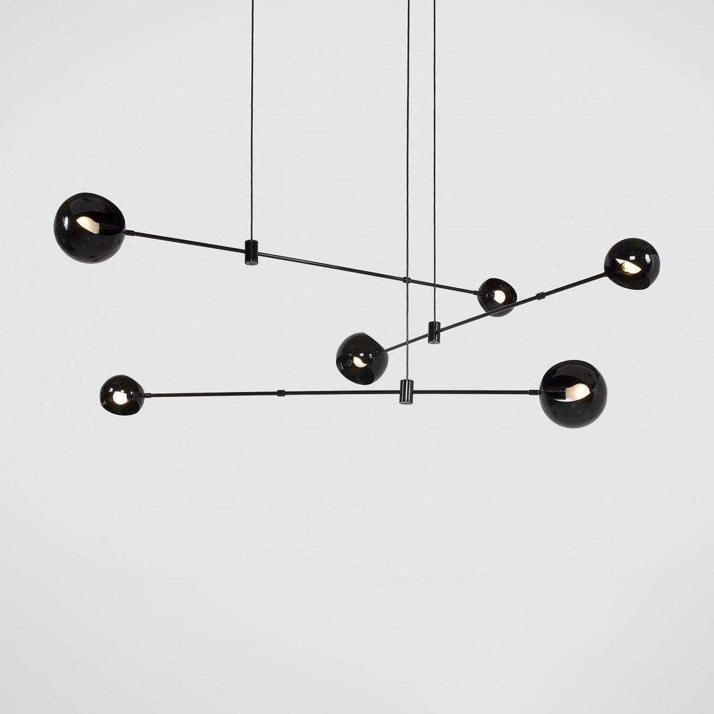 Davenia Steel Chandelier-Moonnatur