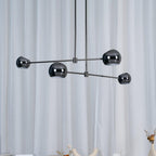 Davenia Steel Chandelier-Moonnatur