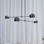 Davenia Steel Chandelier-Moonnatur