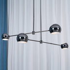 Davenia Steel Chandelier-Moonnatur