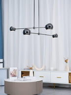 Davenia Steel Chandelier-Moonnatur
