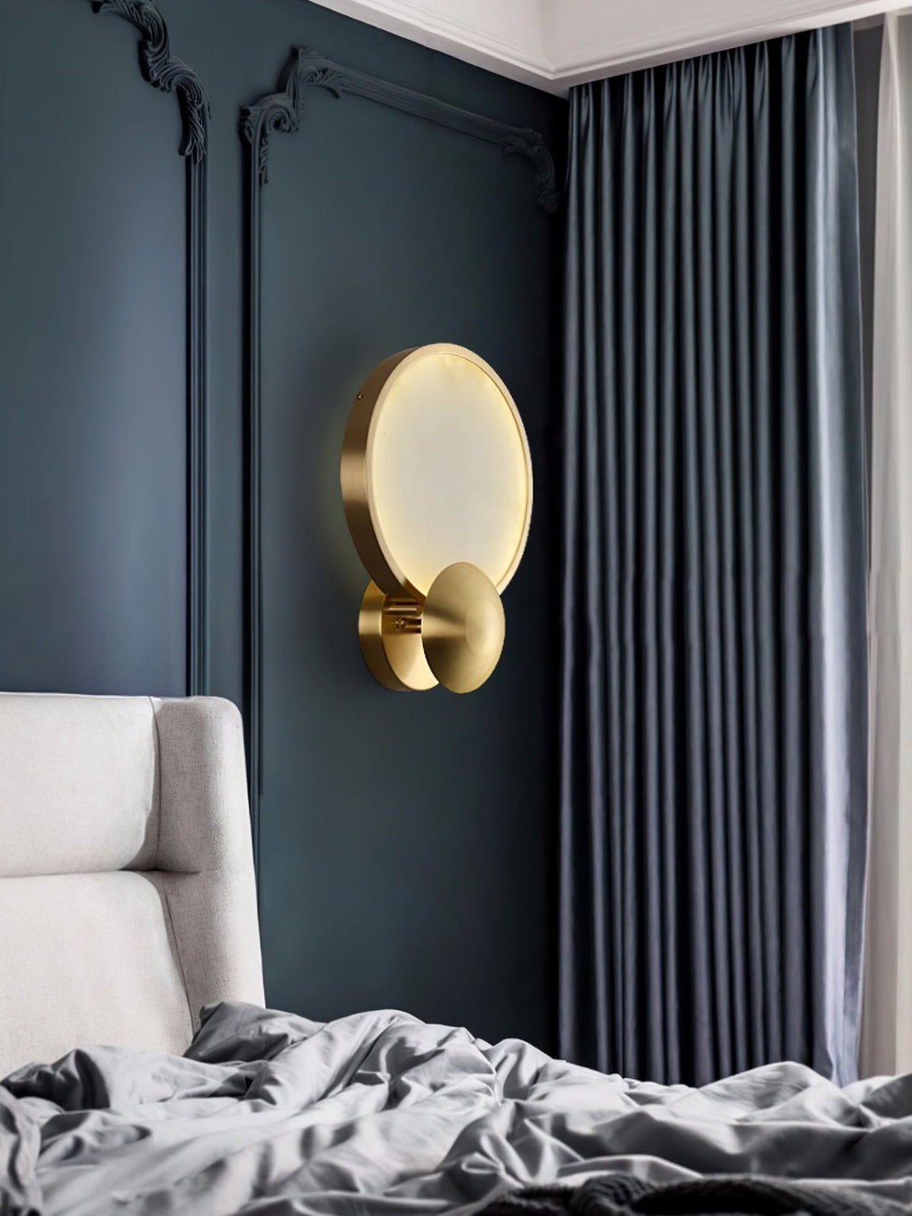 Hildenvale Alabaster Wall Light-Moonnatur