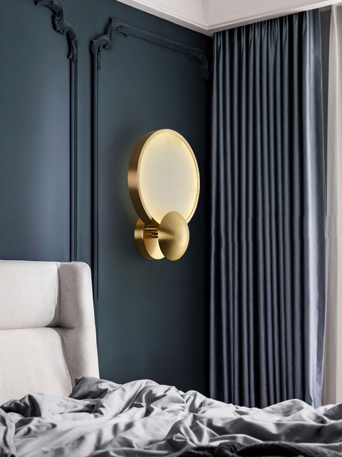 Hildenvale Alabaster Wall Light-Moonnatur