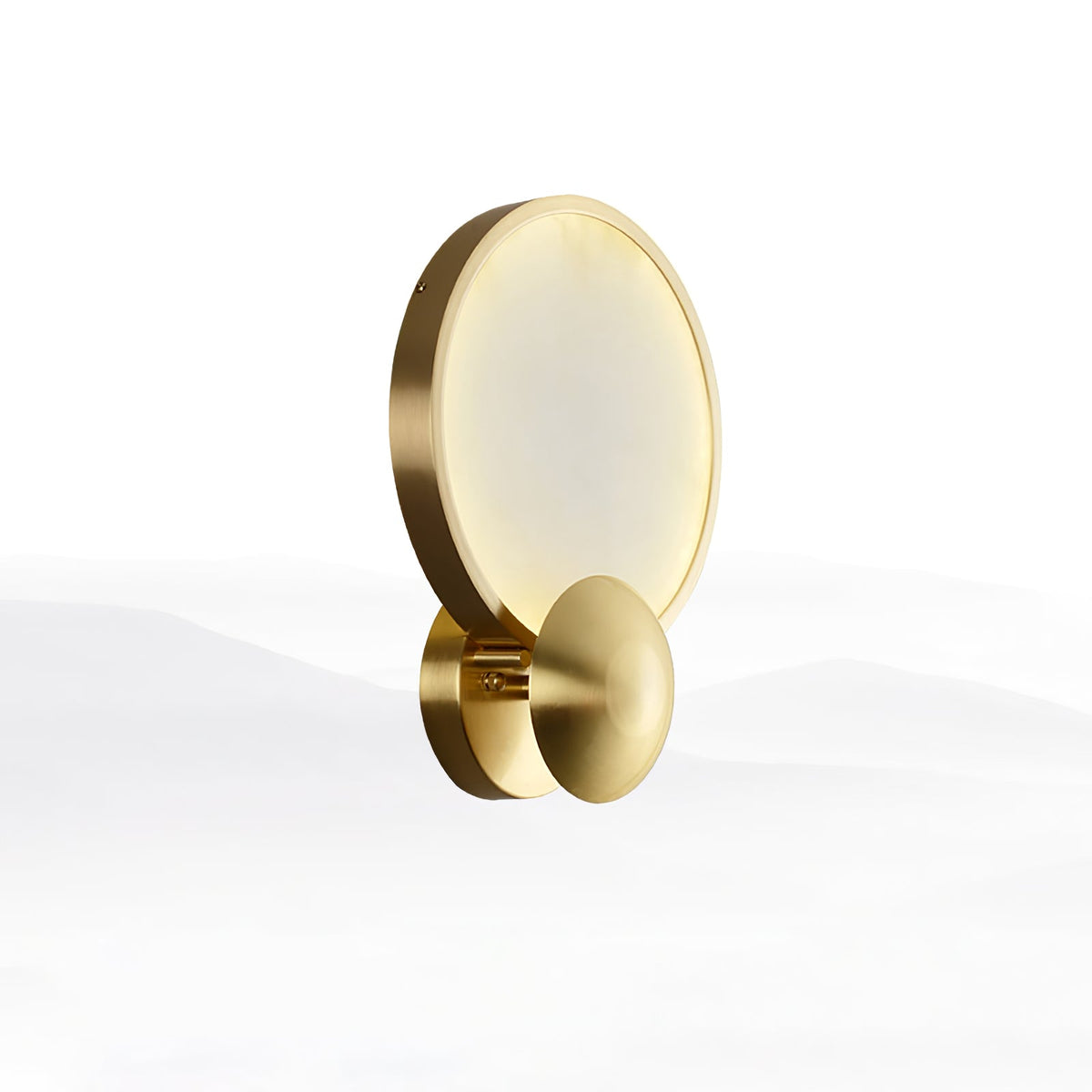 Hildenvale Alabaster Wall Light-Moonnatur