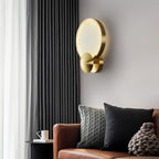 Hildenvale Alabaster Wall Light-Moonnatur